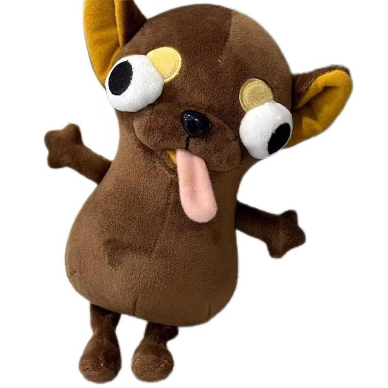 Stuffed Animals Chihuahua Plush Toy Puppy Pet Keychain Pendant Stuffed Chihuahua Doll Realistic Kawaii Plush Chihuahua Toy