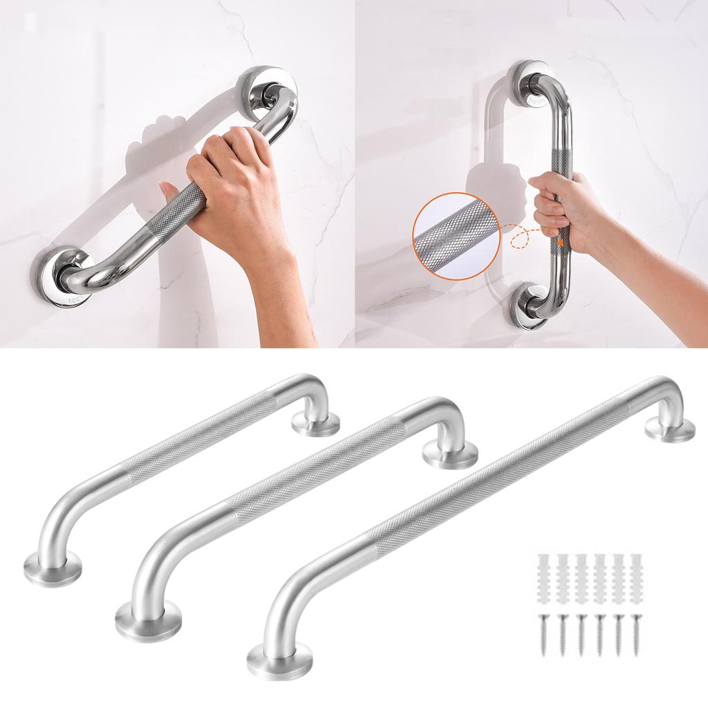 Bathroom Tub Toilet Handrail Grab Bar Stainless Steel 30/40/45cm Anti Slip Shower Safety Support Handle Towel Rack