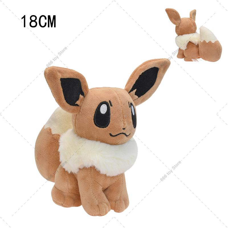 Plush Eevee Vaporeon Jolteon Glaceon Flareon Umbreon Sylveon Espeon Leafeon Stuffed Peluche Dolls Gift Toys