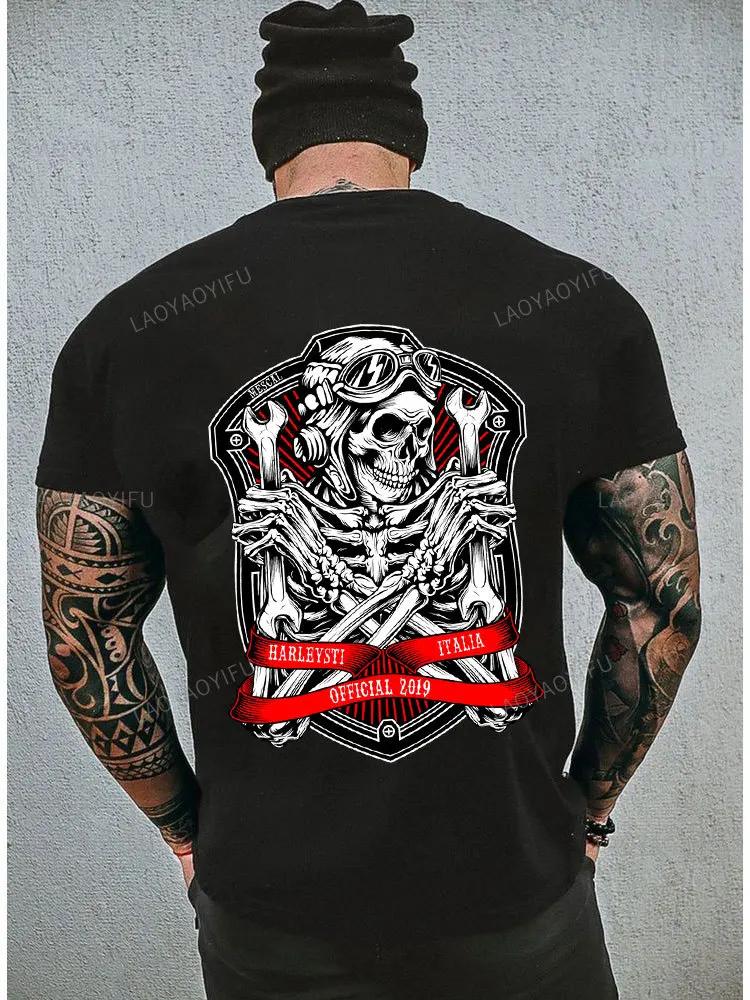 Футболка с изображением Иисуса из хлопка, новая футболка Schwarzes, футболка Old School Biker Iron Cross Skull Kreuz Dk109, футболка Ride To Live Motorcycle