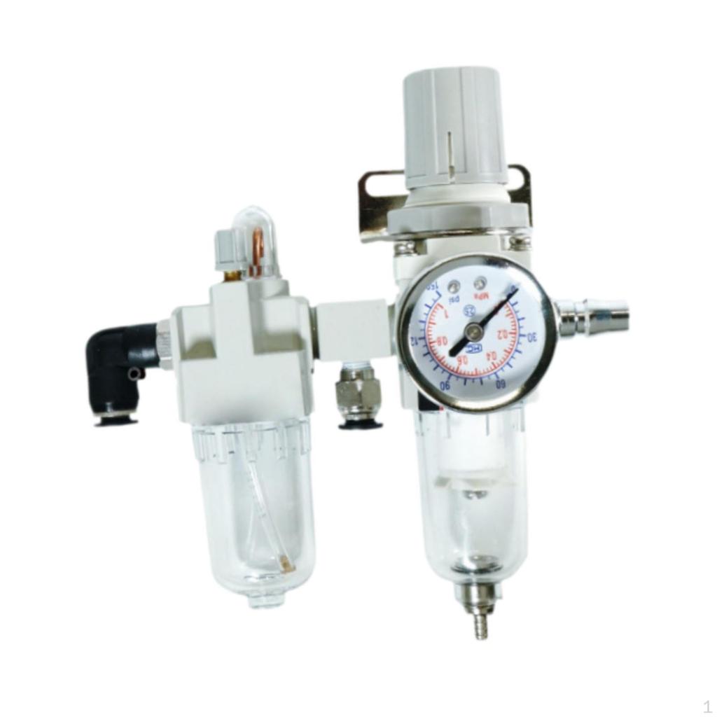Air Compressor Water Separator Pressure Regulator Combo Wear Resistant Practical High