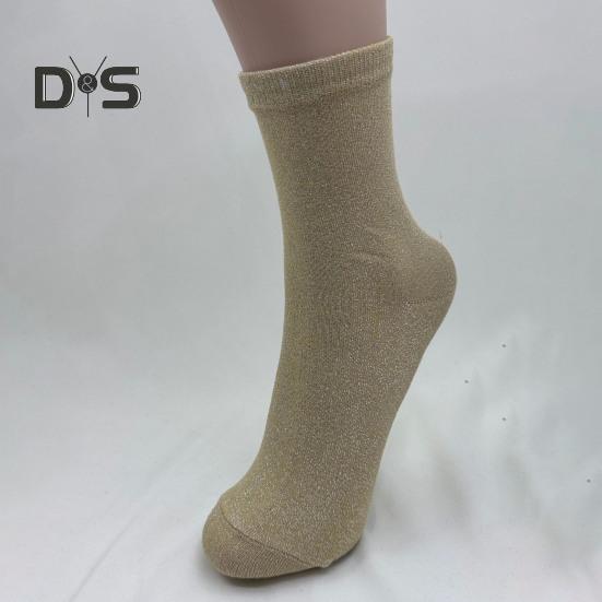 Женские блестящие носки до щиколотки, блестящие металлические носки, женские блестящие носки с ворсом, летние тонкие хлопковые носки для женщин и девочек