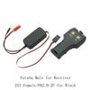 Scale Metal Winch and Wireless Remote Kit for 1/10 1/8 RC Crawler Car Axial SCX10  TRX4 TRX6 RGT 86190 Redcat GEN8 Yikong