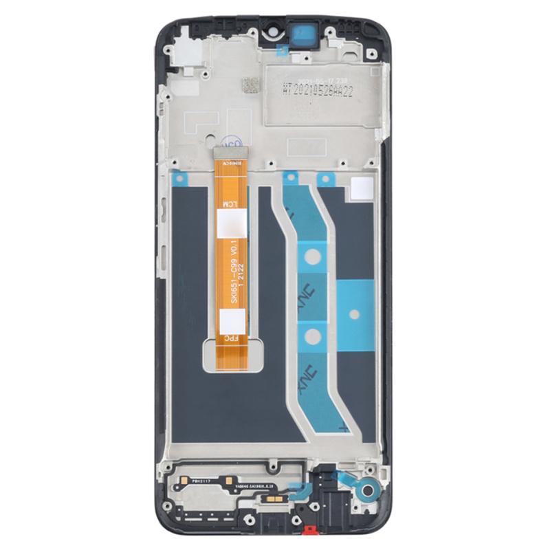 For Realme C21Y Grade B LCD Screen and Digitizer Assembly+Frame Replace Part (without Logo)