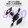 iPhone 16 USB-C & Cable 3A/60W Fast Charging Retractable Charging Cable Type C 15 Pro Max/Galaxy iPad Pro/Air MacBook Various Support (1m/black)