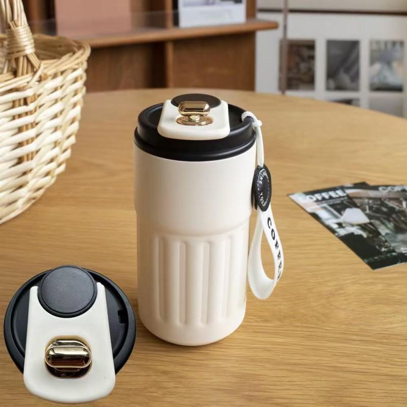 Smart Temperature Display Stainless Steel Vacuum Insulated Travel Mug 450ml Women Men Office Outdoor Use
