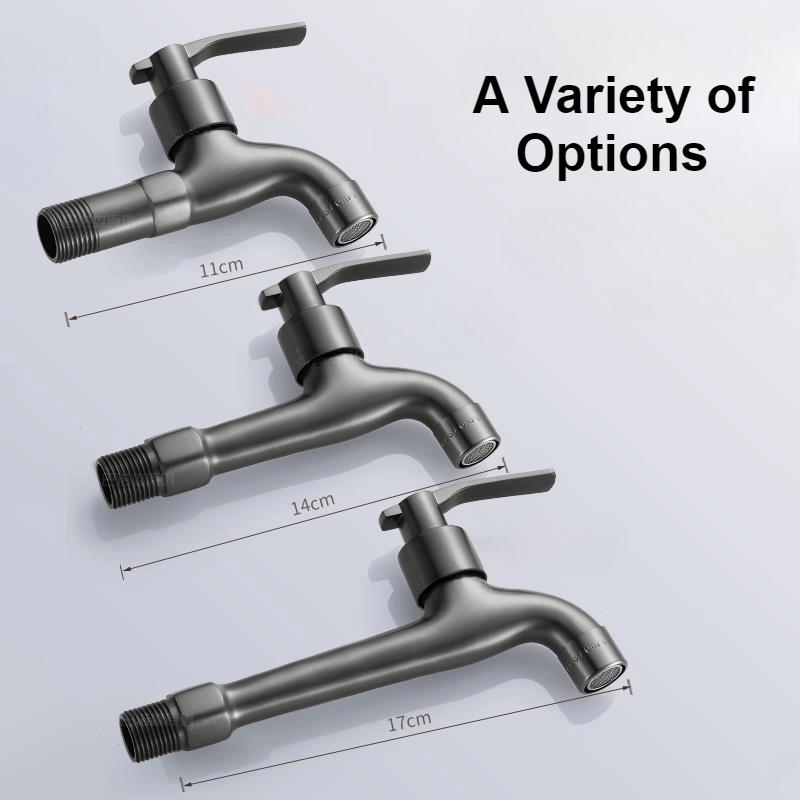 Сплав меди Смеситель для стиральной машины Балкон Туалет Швабра Бассейн Смеситель Настенный Одинарный Холодный Смеситель для раковины Аксессуары для ванной комнаты