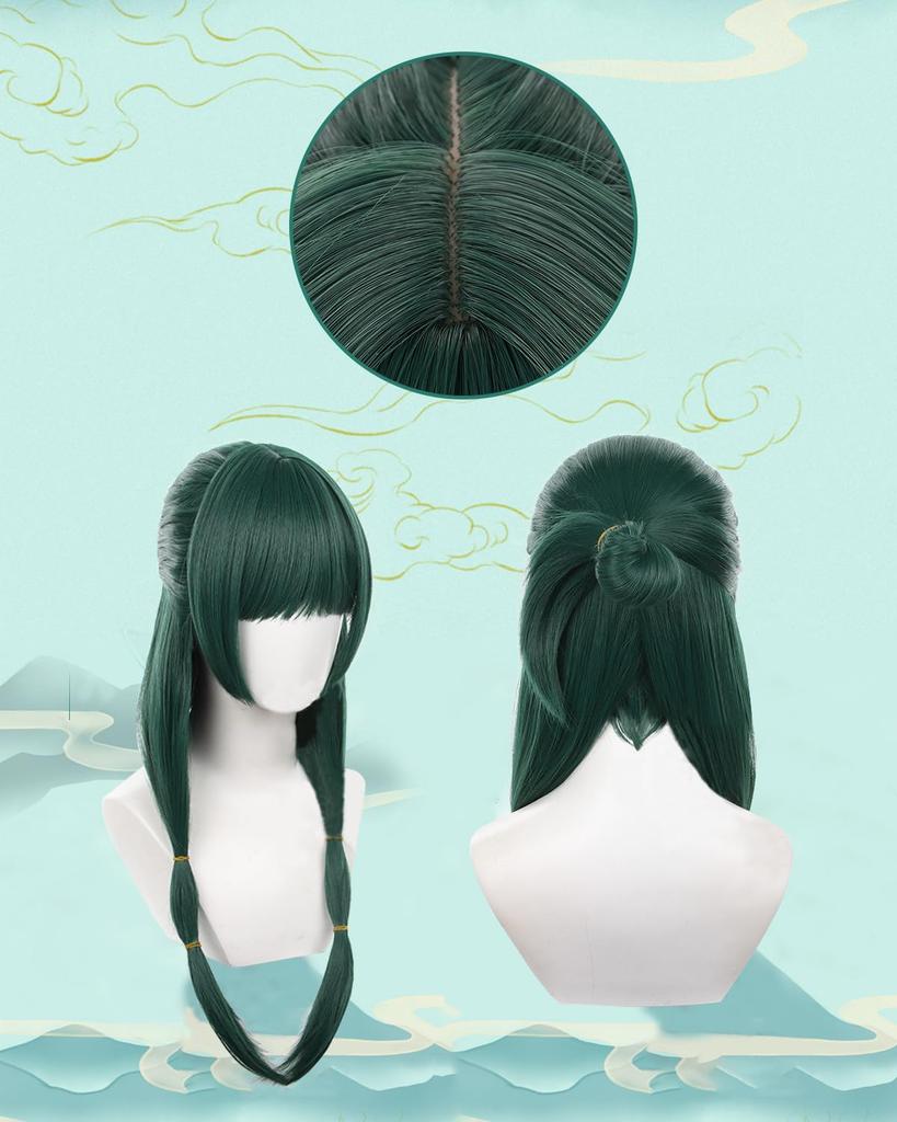 Maomao Косплей с Косплей Полный Взрослый Культурный Maomao Косплей Парик [Kamizu Ryohin] Парик, Дева, Монолог Аптекаря, Костюм, Набор, Костюм,