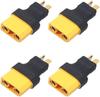 4pcs XT90 Female To T-Dean Male Adapter – Universal Compatibility – Durable and Easy To Use – Yellow