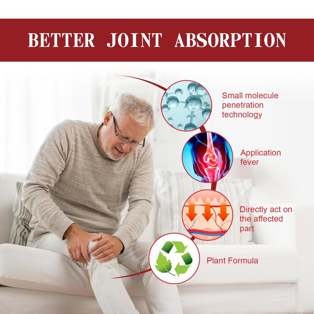 20 г Спрей для облегчения боли в суставах Облегчает боль в пояснице, шее, плече, ноге и колене Восстанавливает сухожилия и кости Массажный уход