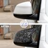 Автомобильная накладка на боковое зеркало заднего вида для BMW F25 X3 F26 X4 F15 X5 F16 X6 2014 2015-2018 Ярко-черный стиль из углеродного волокна