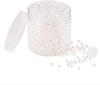 1box ABS Plastic Imitation Pearl Round Beads Dyed No Hole/Undrilled White 8mm about 1500pcs/box