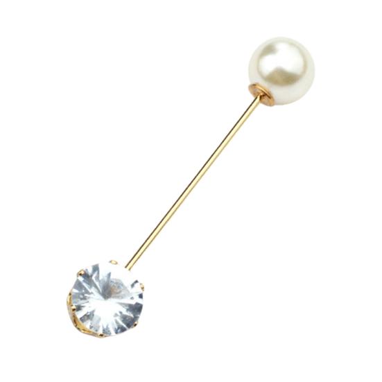 Брошь «Безопасность», тонкая работа, защита от воздействия, привлекательный искусственный жемчуг, женская безопасность