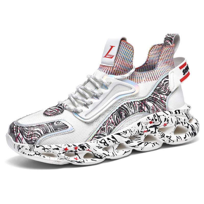 Men's Sneakers Running Shoes Breathable Outdoor Walking Sports Shoes Lightweight for Men Comfortable Athletic Training Footwear