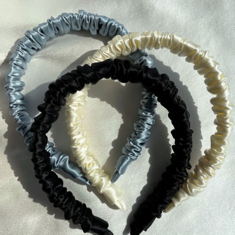 Повязка на голову Dwelly Premium из 100% шелка тутового дерева (6 цветов)