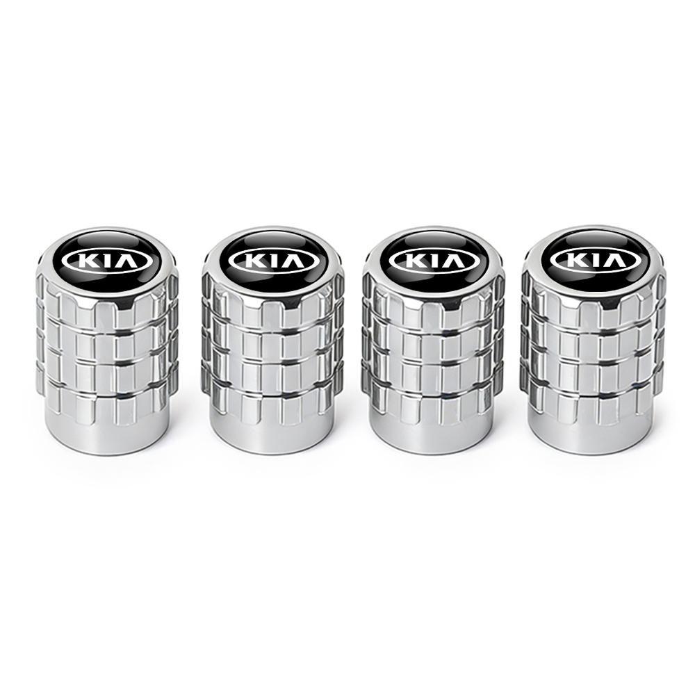 4 шт. Алюминиевые колпачки на ниппель колеса, пылезащитные колпачки на шток, значки для Kia Sportage Rio Soul Picanto Forte Cadenza K1 K2 K3 K4 K5 K6 K7 K9