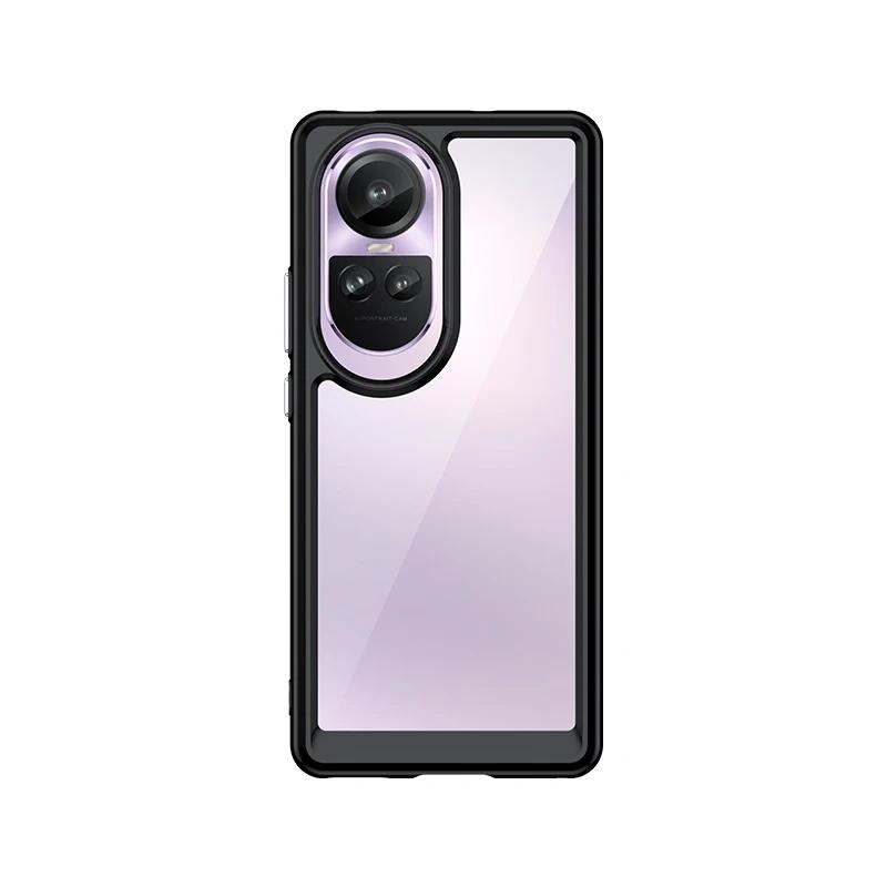 Цветной защитный чехол для OPPO Reno 10(Глобальный)/10 Профи(Глобальный) Противоударная задняя крышка