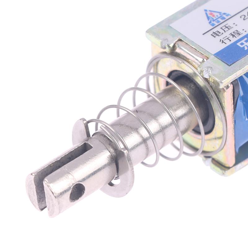 1 шт. Jf-0530B DC 6V 12V 24V Электромагнит толкающе-тянущего типа Удерживающая сила 5Н Ход 10 мм Линейный соленоид