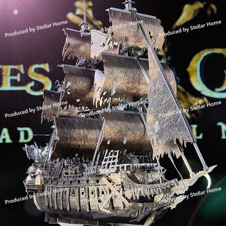 3D трехмерная металлическая головоломка модель для самостоятельной сборки Летучий голландец