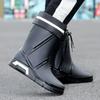 Rain Boots for Men Loafers Waterproof and Non-slip Gum Man Shoes High Quality Cheap New Gumboots Water Without Lacing Rainy Day