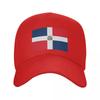 Custom Punk Unisex Dominican Republic Flag Baseball Cap Adult Adjustable Dad Hat Unisex Women Hip Hop Snapback Caps
