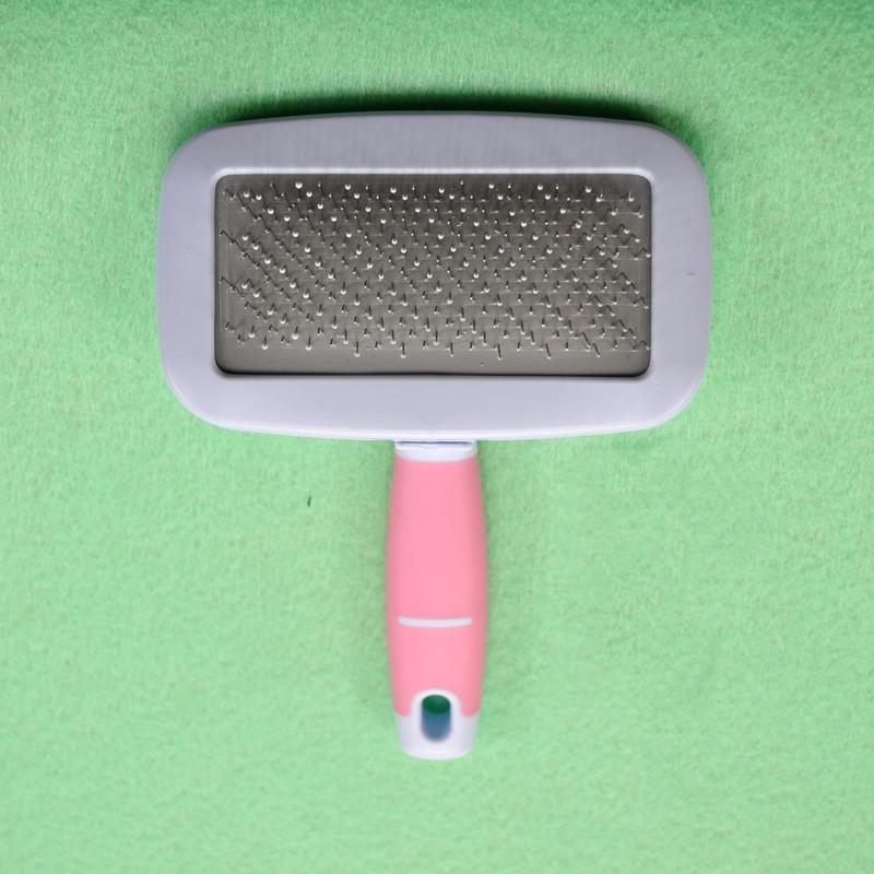 Игольчатые расчески для удаления шерсти у домашних животных, щетка для чистки меха, большой размер, инструмент для ухода за шерстью, нескользящий, поставщик домашних животных, оригинальный