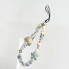 Hanging Cord Beaded Phone Chain Phone Charms Mobile Lanyard Trendy Pendant Phone Strap  Women Girls