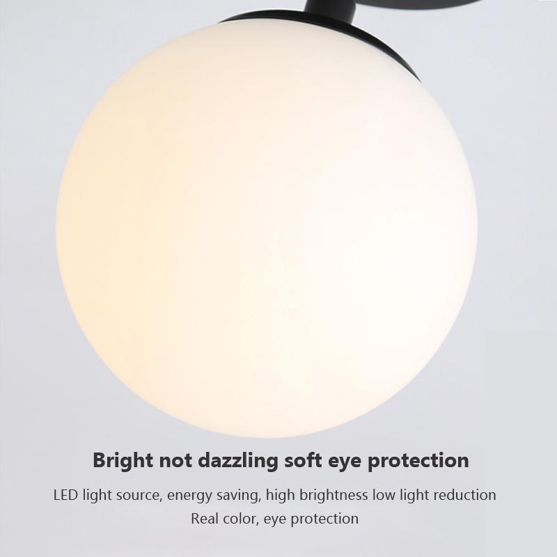 Современный стиль E27 светодиодные настенные светильники Nordic Ball настенные светильники для прихожей спальни прикроватная лампа настенный светильник прямые продажи с фабрики