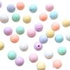 Кремовые бусины 14 мм в форме тыквы с отверстиями для DIY-украшений и цепочек для телефона