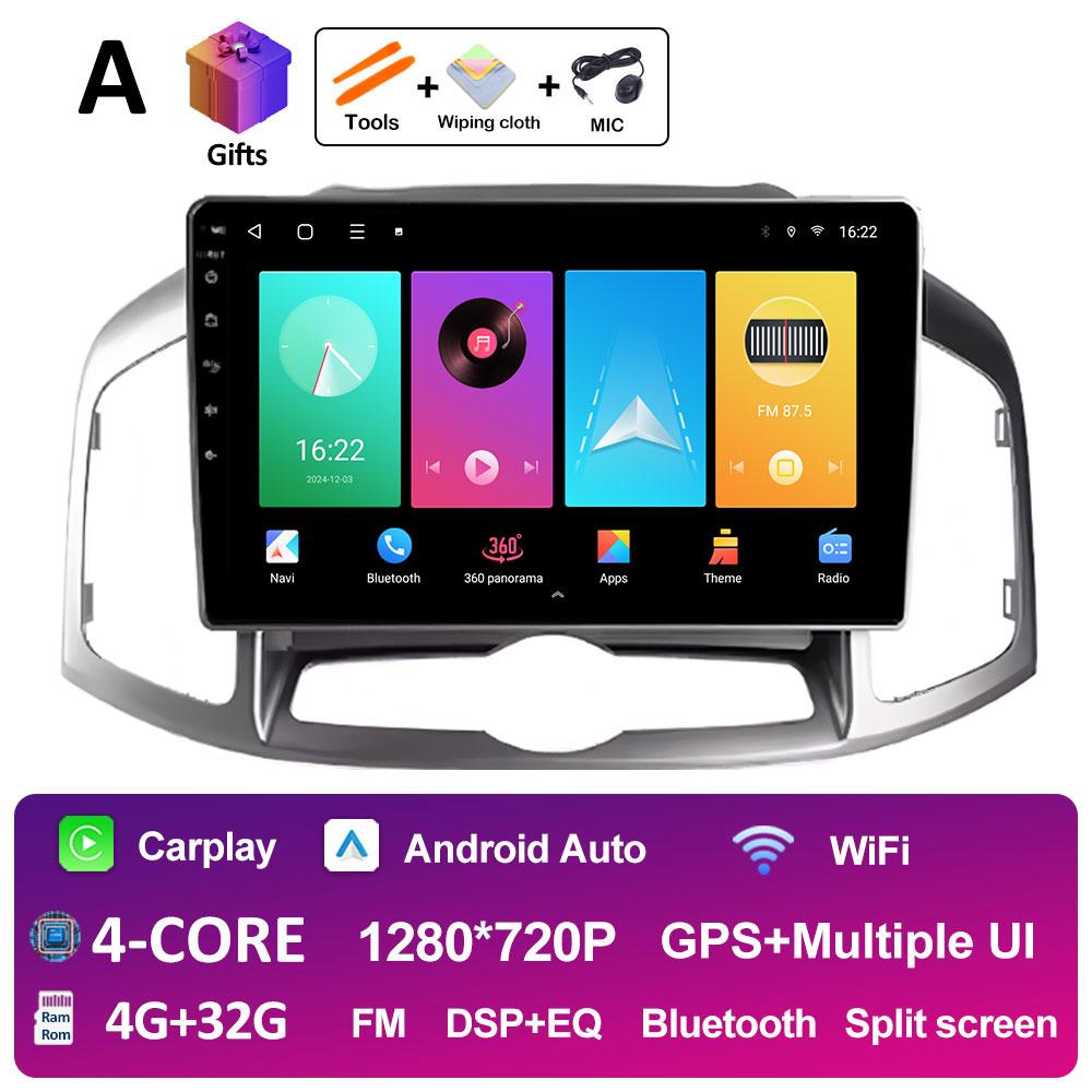 Android 14 Car Audio для Chevrolet Captiva 1 2011 2012 2013 2014 2015 2016 Радиоплеер Bluetooth Wireless Carplay DSP Stereo 4G