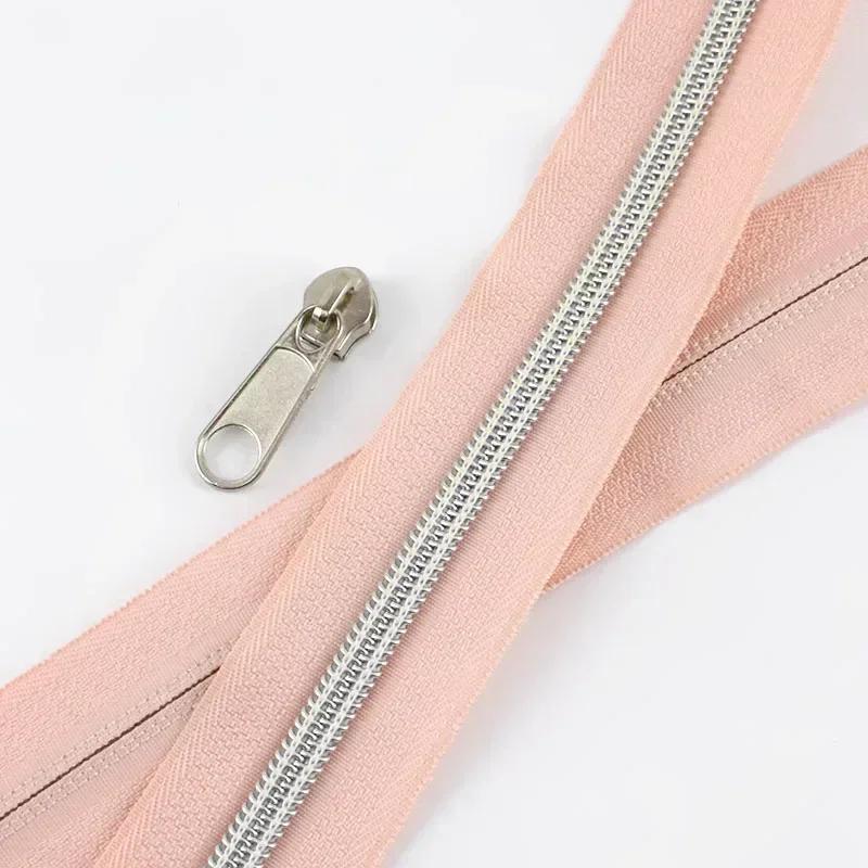 3/5/10 м 5# Нейлоновая тесьма-молния со слайдером Сумки Одежда Ремонт молний Пластиковая спиральная молния DIY Одежда Замена Швейные аксессуары