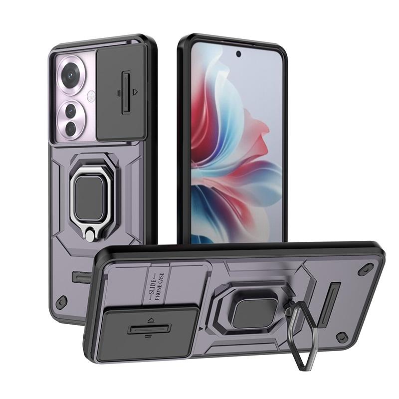 Военный защитный чехол-держатель Armor для OPPO A79 A2 Realme C67 12 11F F25 Pro + C65 4G чехол для телефона с кольцом-подставкой, жесткая задняя крышка с полной защитой
