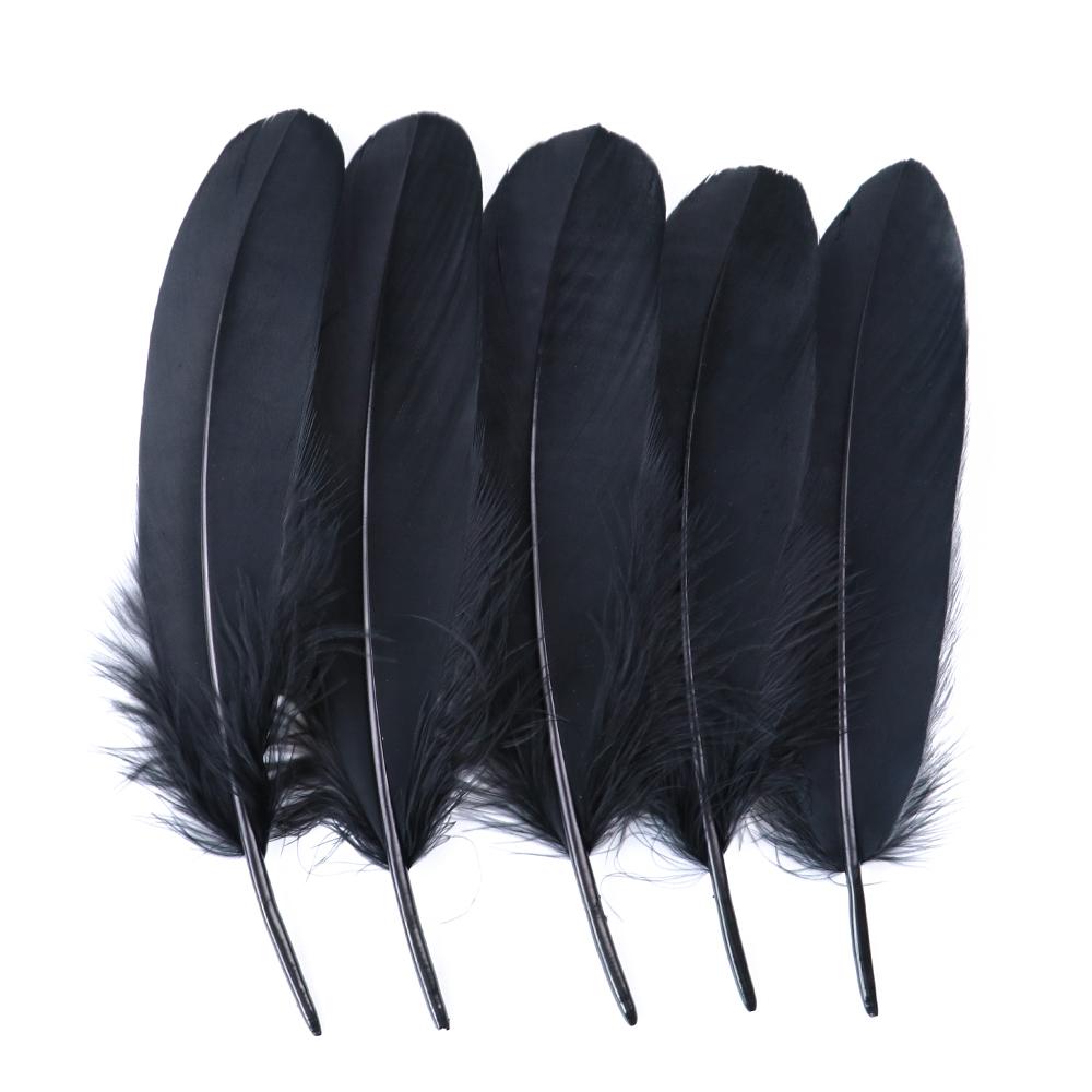Natural Goose Feathers Dyed Multicolor Swan Feather for Crafts Wedding Jewelry Party Accessories 15-20cm/6-8 Inch