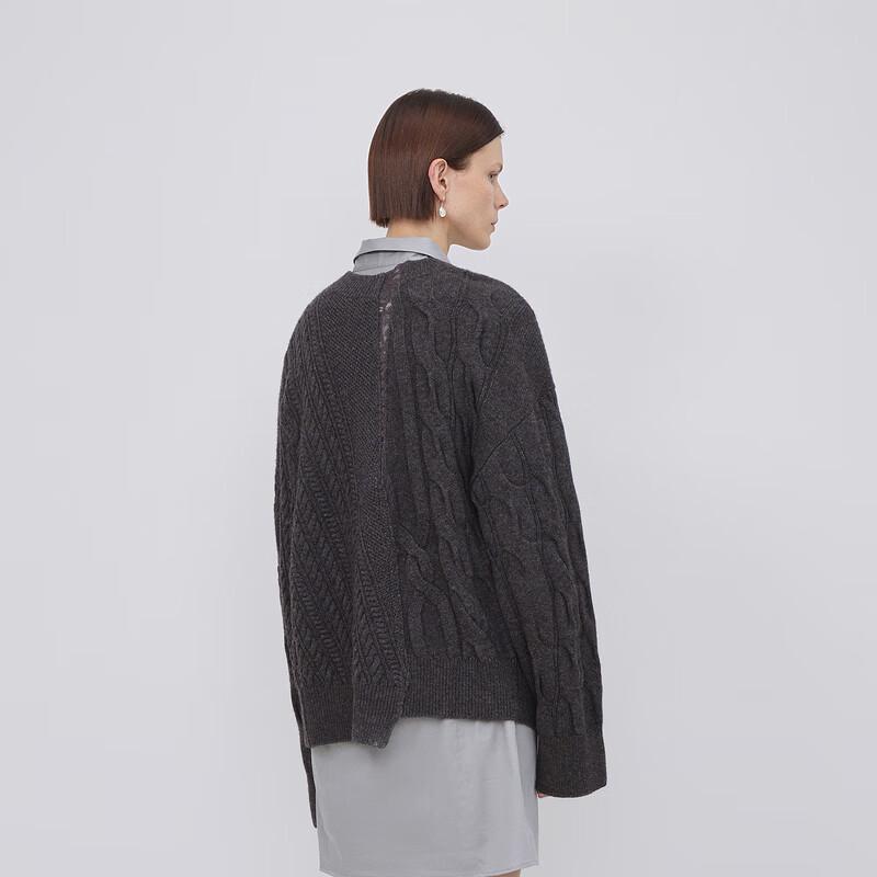 СВИТЕР ПУЛОВЕР ИЗ СМЕСИ КАШЕМИРА С V-ОБРАЗНЫМ ВЫРЕЗОМ ОСЕНЬ 2023