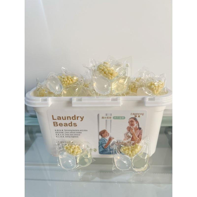Три в одной коробке с гранулами геля для стирки, стойкие ароматизированные гранулы, мягкое и удаляющее клещей моющее средство для стирки с множественными эффектами