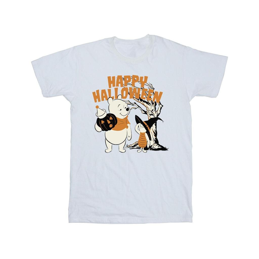 Disney Mens Winnie The Pooh And Piglet Happy Halloween T-Shirt