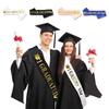 5pcs Satin Graduation Sash Belts Adjustable Bachelor Sash Congratulations Straps  Photo Booth