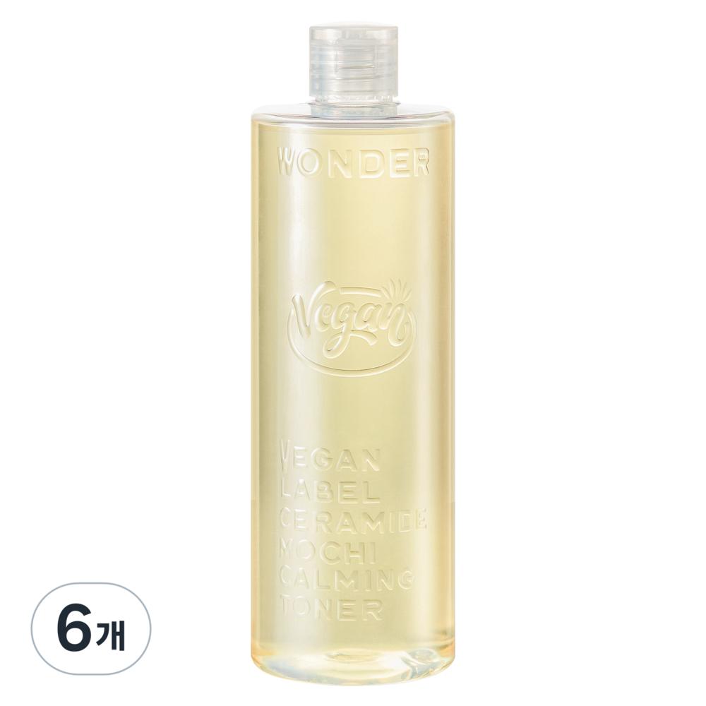 Tony Moly Тоник для моти с керамидами Wonder Vegan Label, 500 мл, 6 шт.