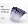 Full Face Shield Anti-Fog Safety Goggles, Splash-Proof Protective Visor with Adjustable Headgear for Lab, Cycling, Outdoor Activities
