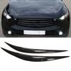 Накладка для бровей для Infiniti FX37 FX35 FX50 2009-2013, автомобильная фара из углеродного волокна, веко, передняя фара, крышка лампы