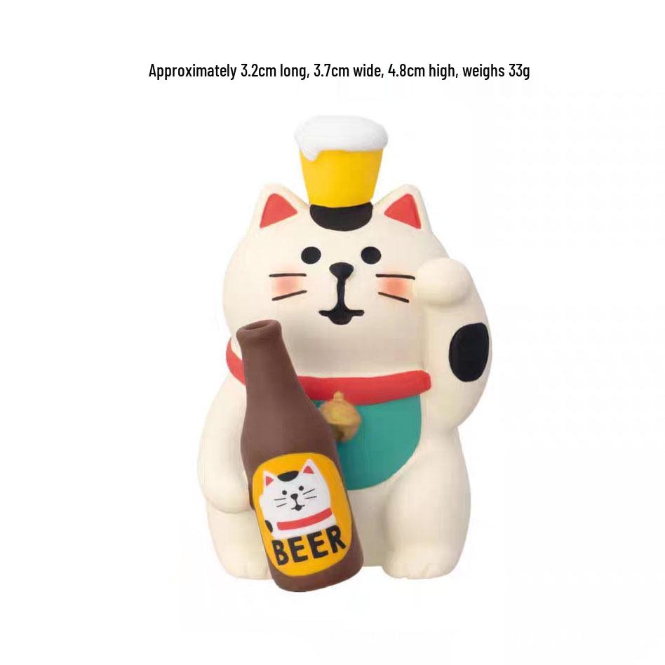 Летняя ZAKKA Фигурка арбузного кота: Модный смоляной декор для игрушек и DIY-коллекция из слепых коробок