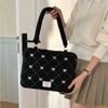 Embroidered Bow Business Briefcases Large Capacity Laptop Sleeve Case Bag Laptop Bag Women