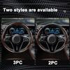 Car Steering Wheel Cover Wear Non-slip Protect Covers Shell For Porsche Panamera Cayenne Taycan 911 718 Macan Carrera-GT 928 944