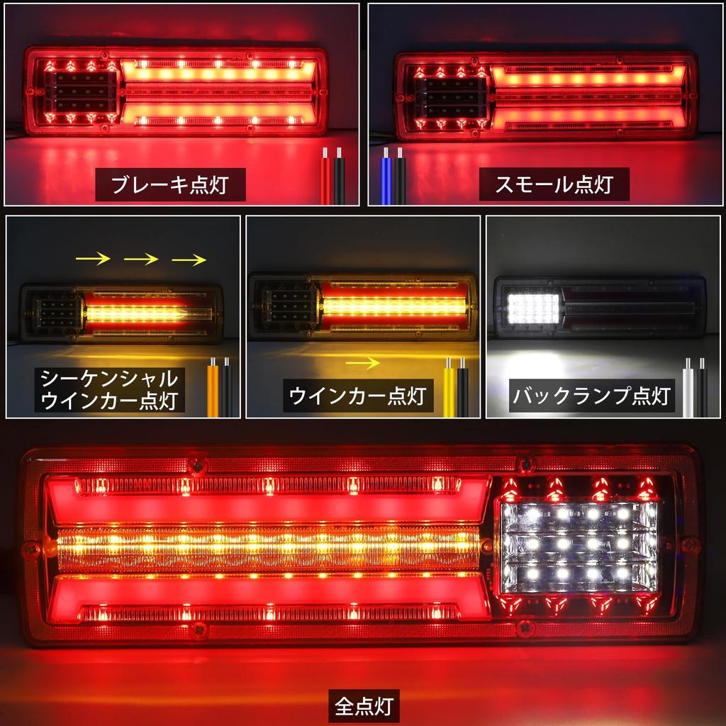 Ygmylandbb Задний фонарь грузовика 12 В светодиодный последовательный бегущий указатель поворота задний комбинированный фонарь для прицепа светодиодный задний фонарь стоп-сигнал малый задний фонарь светодиодная световая панель