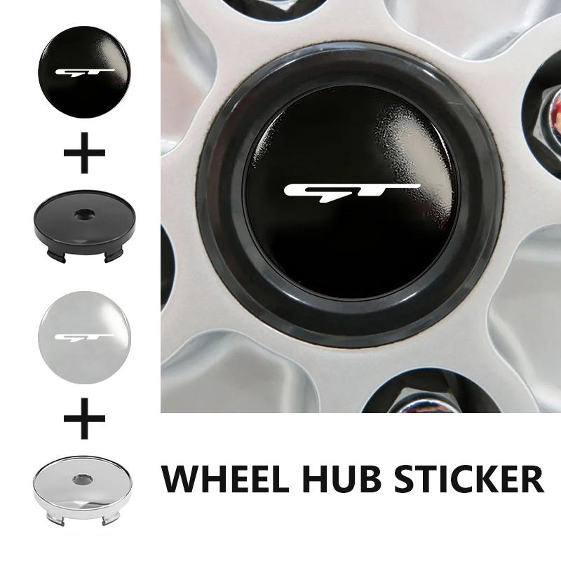 For KIA Car Wheel Hub Center Cap Rim Cover Emblem Stickers Accessories GT Sorento Stinger Soul Spectra Ceed Sportage Picanto tclvr60