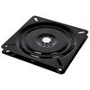 aleawol Chair Swivel Plate, 8-inch, Steel Swivel Plate, 360-Degree Swivel Chair, Repair and Replacement (200mm, Black)