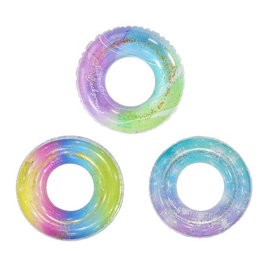 Kids Adults Swim Ring Inflatable Swimming Pool PVC Summer Outdoor Leakproof Thickened Float Tube Toy