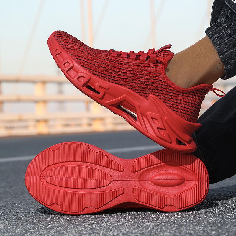 Модные мужские кроссовки для бега Легкие кроссовки Дизайнерские кроссовки Мужские Дышащие теннисные туфли Нескользящие Новые Спортивные Легкие Дышащие