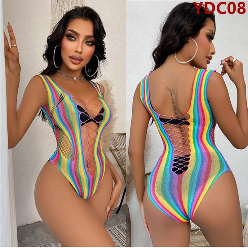 300styles Bodystocking Sexy Lingerie Erotic Babydoll Bodysuit Porno Underwear Mesh Sleepwear Sex Uniform Fetish Body Suit Dress for Women