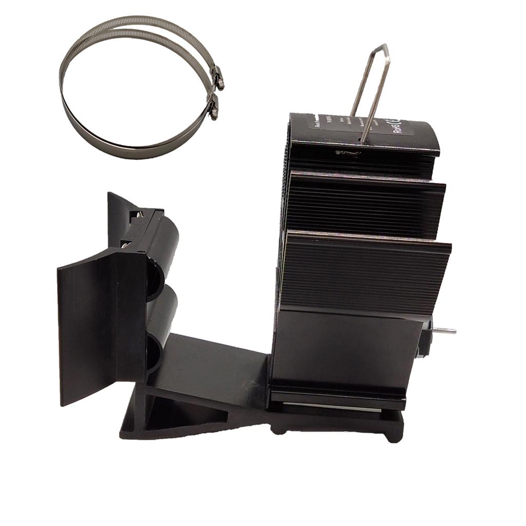 Upgraded 4 Blades Heat Powered Fan Quiet Efficient Fireplace Fan for Pellet Wood Log Eco Friendly Larger Flow